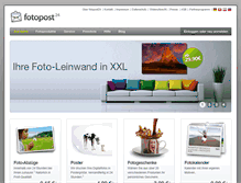 Tablet Screenshot of fotoservice.fotopost24.de