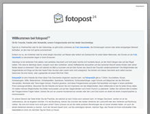 Tablet Screenshot of fotogeschenke.fotopost24.de